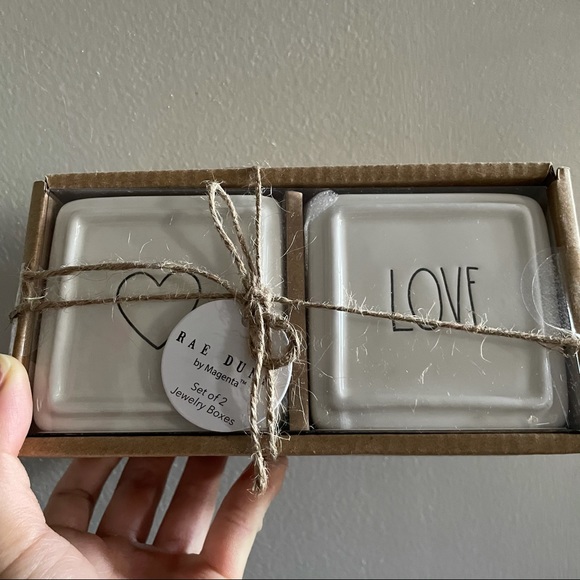 Rae dunn jewelry boxes (SOLD)